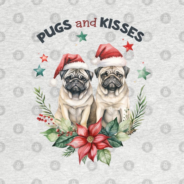 Pugs And Kisses by  Big Foot Shirt Shop